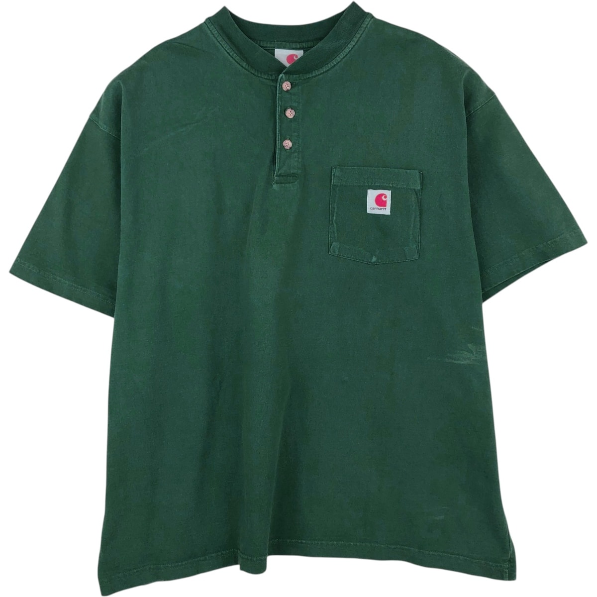 古着 カーハート Carhartt ヘンリーネック 半袖 Tシャツ メンズXL相当/eaa621625