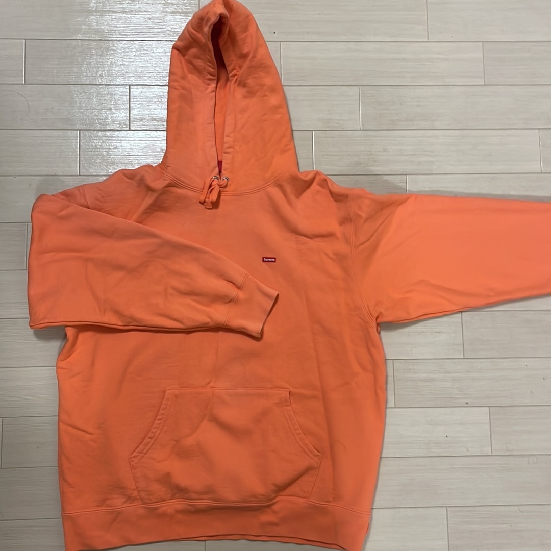 Supreme Small Box Hooded Sweatshirt "Apricot" (22SS)