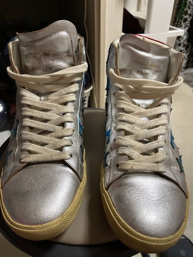 サンローラン スターパッチスニーカー