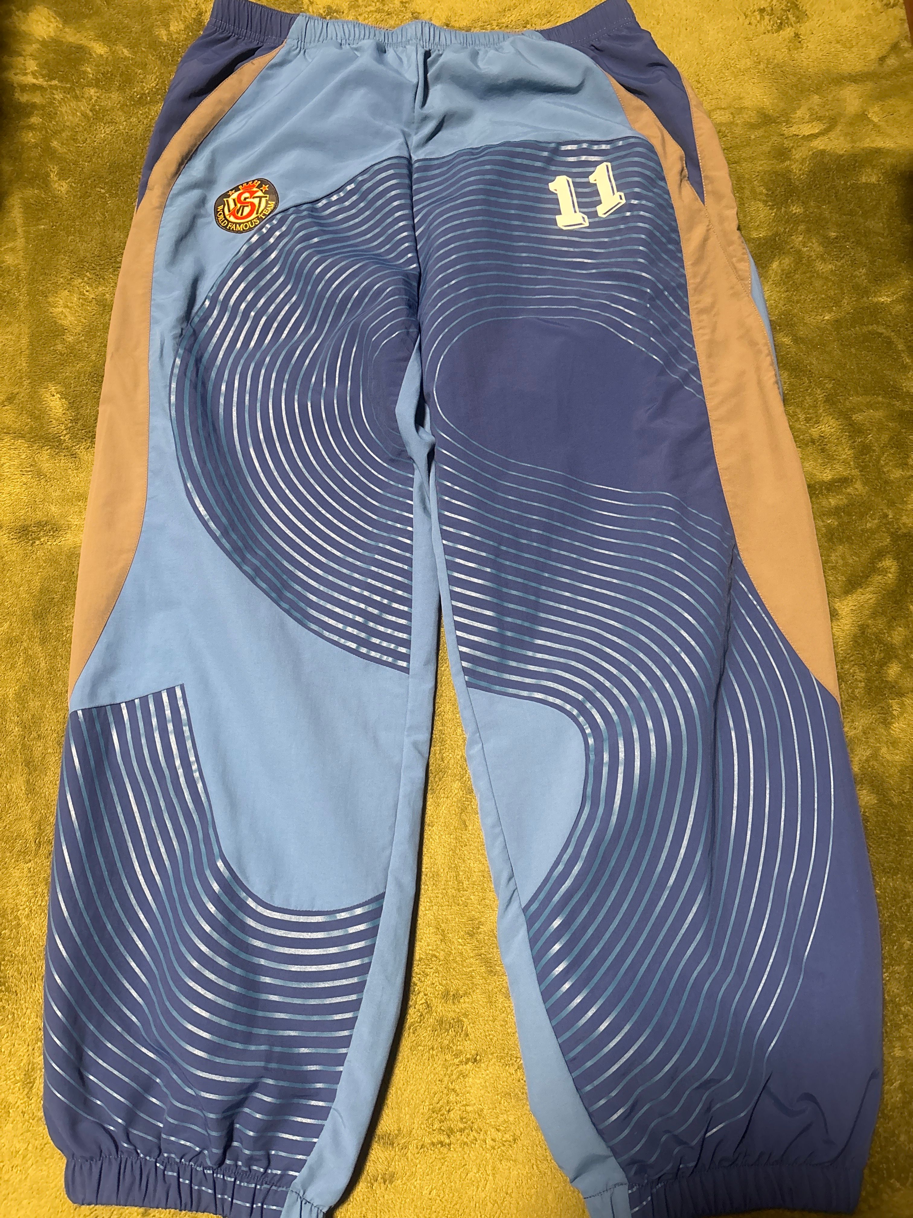 オールド　シュプリーム　トラックパンツ　刺繍ロゴ　ネイビー　S Supreme S Logo Track Pant 