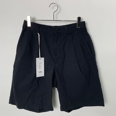 Graphpaper Cotton Wool Poplin Oversized Shorts "Black"