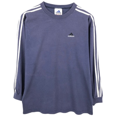 古着 90~00年代 アディダス adidas ロングTシャツ ロンT メンズL相当/eaa661976
