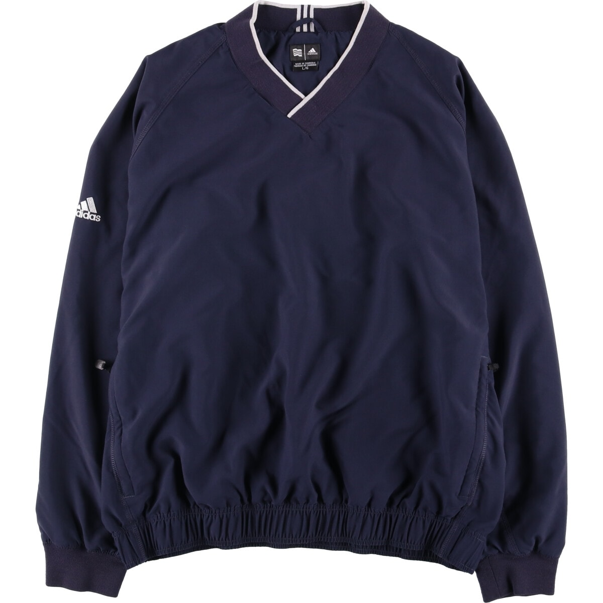 古着 00年代 アディダス adidas Vネック ウォームアッププルオーバー メンズL相当/eaa585817