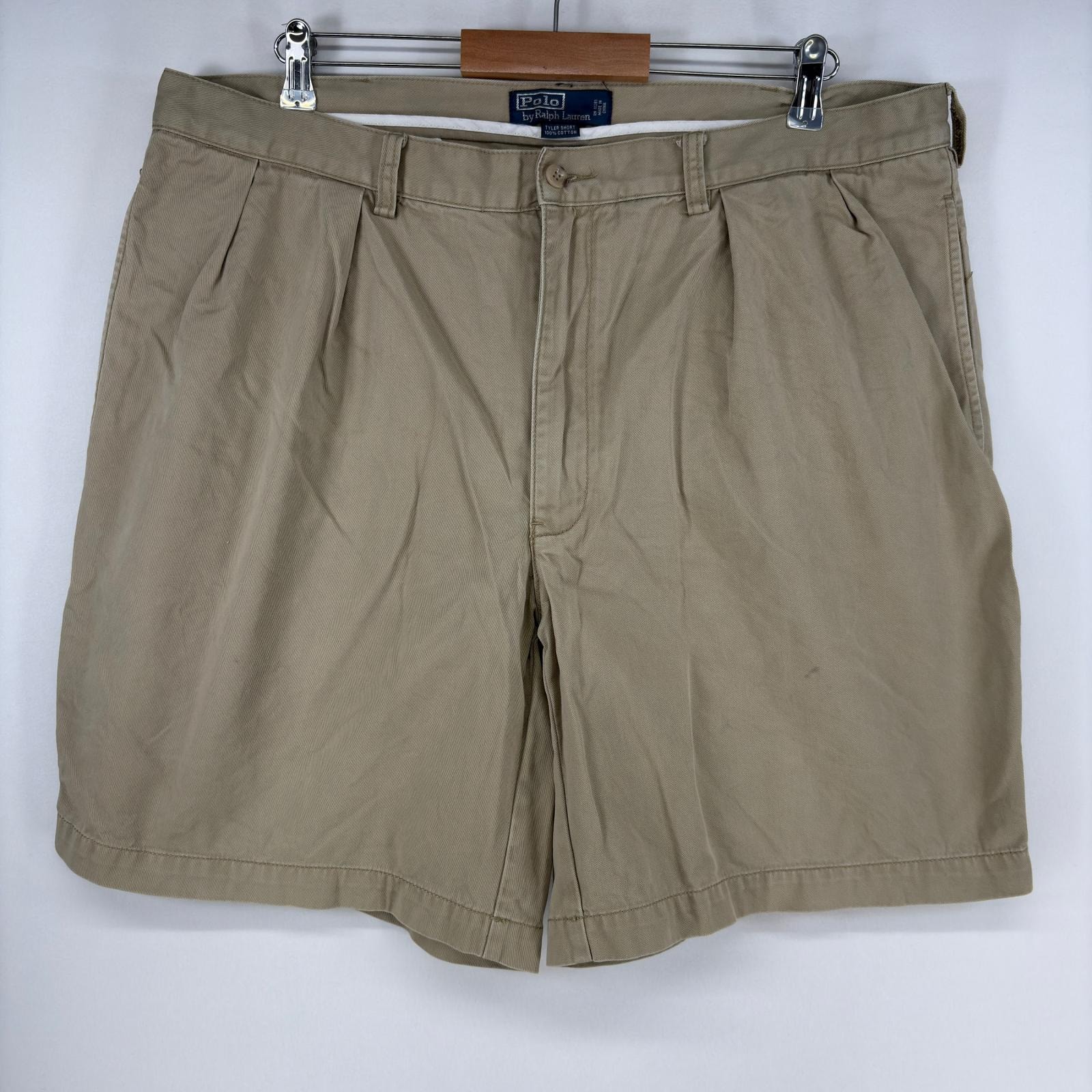 古着 ポロバイラルフローレン Polo by Ralph Lauren ショートパンツ チノパン ハーフパンツ ポロチノ TYLER w40 ベージュ メンズ