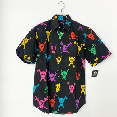 Stussy × Futura Skullacons S/S Shirt "Black"