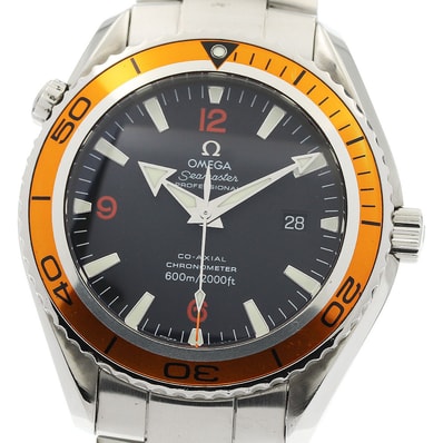 オメガ シーマスター プラネットオーシャン 600M メンズ 【中古】