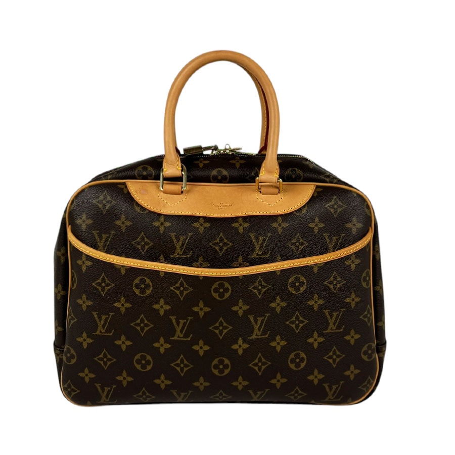 ルイ ヴィトン LOUIS VUITTON ハンドバッグ モノグラム ドーヴィル モノグラムキャンバス ブラウン ゴールド レディース M47270【中古】 z11308