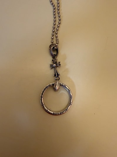 Chrome Hearts Sunglasses Holder NTFL Baby Fat Loop "Silver"