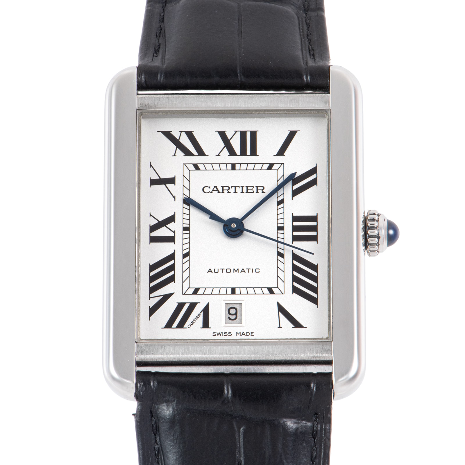 CARTIER カルティエ タンクソロXL W5200027 ステンレススチール【中古】