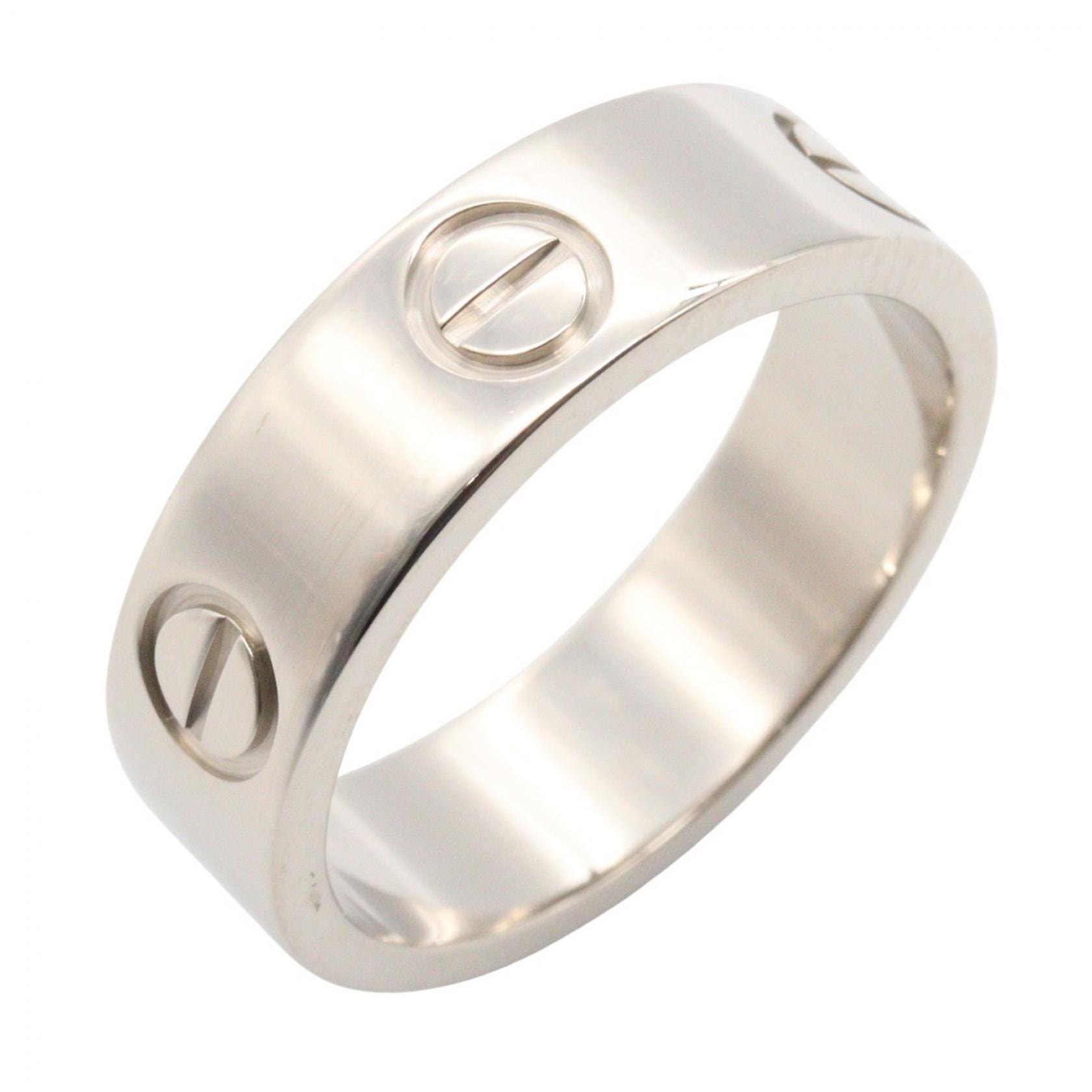 カルティエ CARTIER ラブリング リング・指輪 ジュエリー K18WG(ホワイトゴールド) メンズ レディース シルバー系 B4084700 【中古】