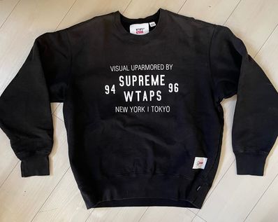 Supreme / WTAPS Crewneck "Black" 21274SPD-CSM03S