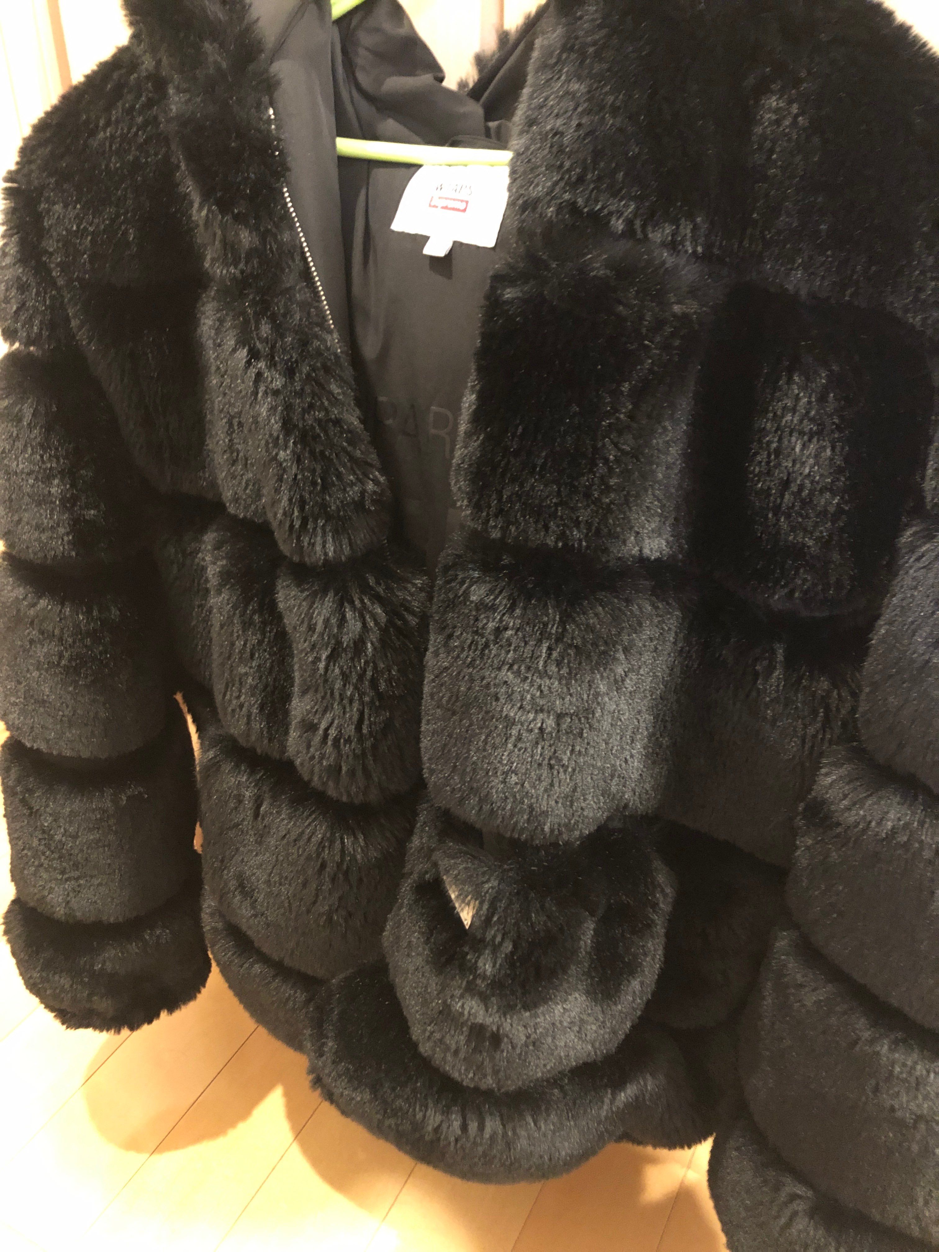 Supreme / WTAPS Faux Fur Hooded Jacket "Black"