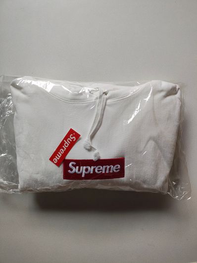 Supreme Box Logo Hooded Sweatshirt "White" (21FW)