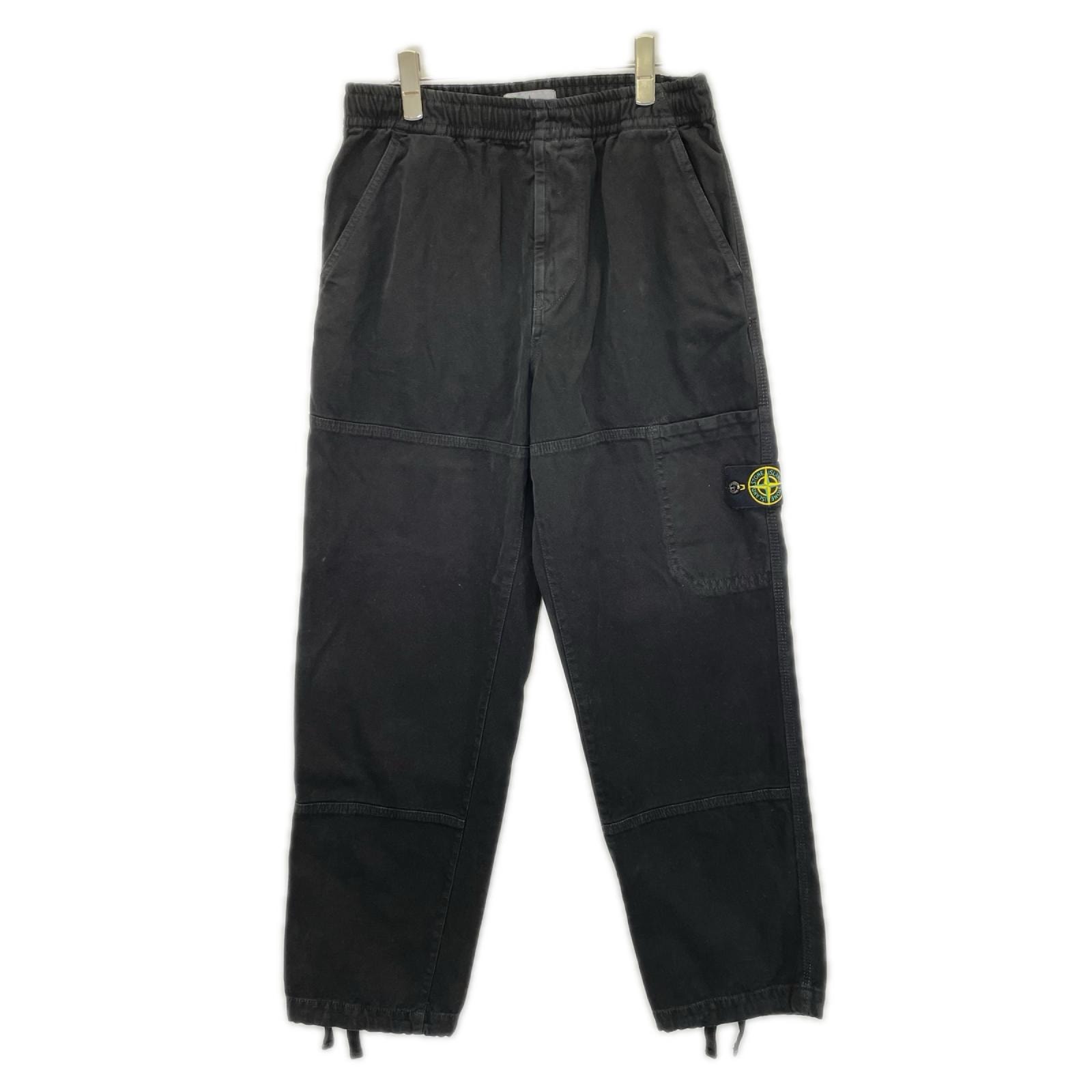 ストーンアイランド ブラック Trousers パンツ W29