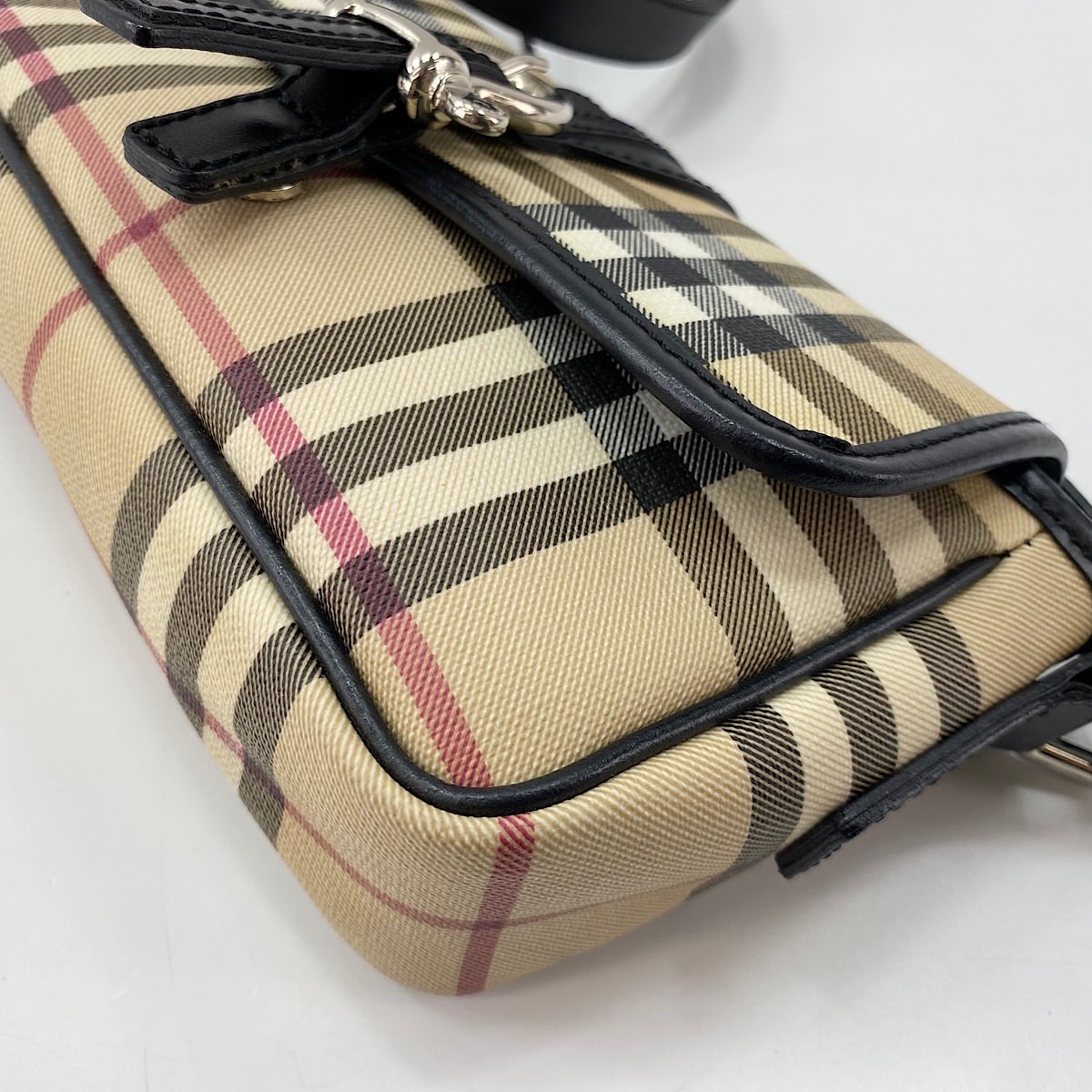 C (やや傷や汚れあり)】バーバリー BURBERRY ノバチェック ショルダー