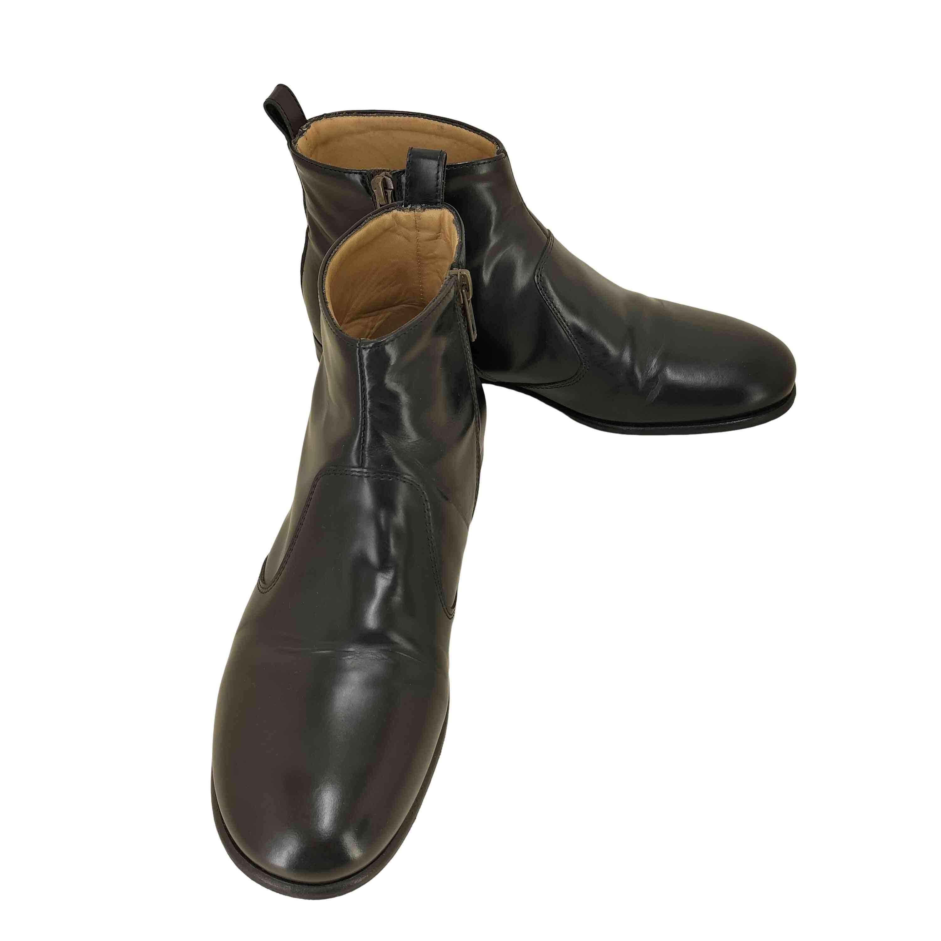 サイドジップ ショートブーツ【1142393012440】