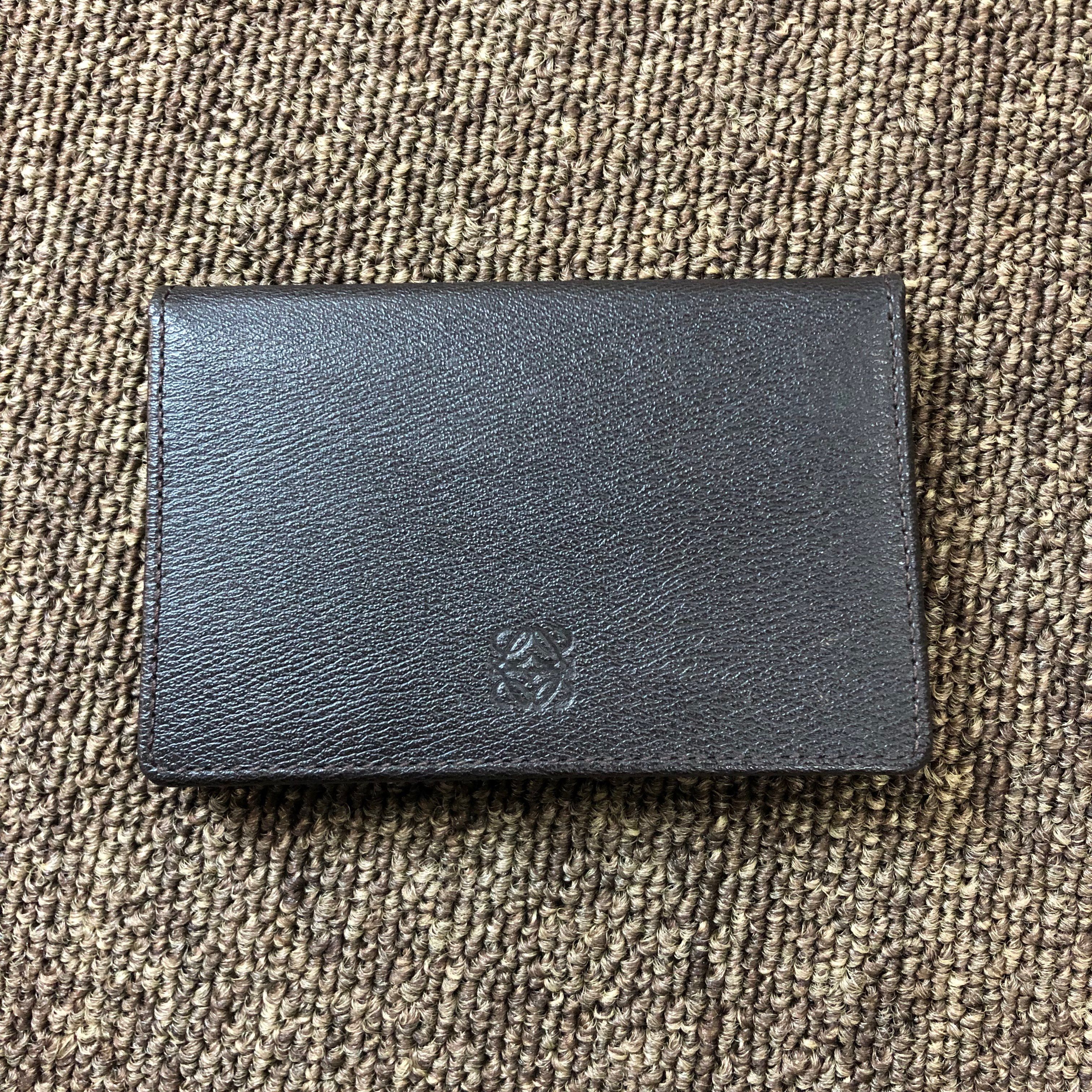 ロエベ カードケース ダークブラウン