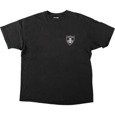 古着 90年代 ヘインズ Hanes BEEFY-T ドクロ柄 スカル柄 プリントTシャツ USA製 メンズXL相当 ヴィンテージ/eaa664853