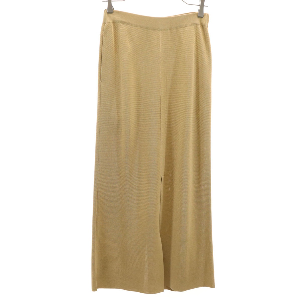 FOXEY BOUTIQUE フォクシー ブティック 日本製 ニット ロングスカート 40 ベージュ