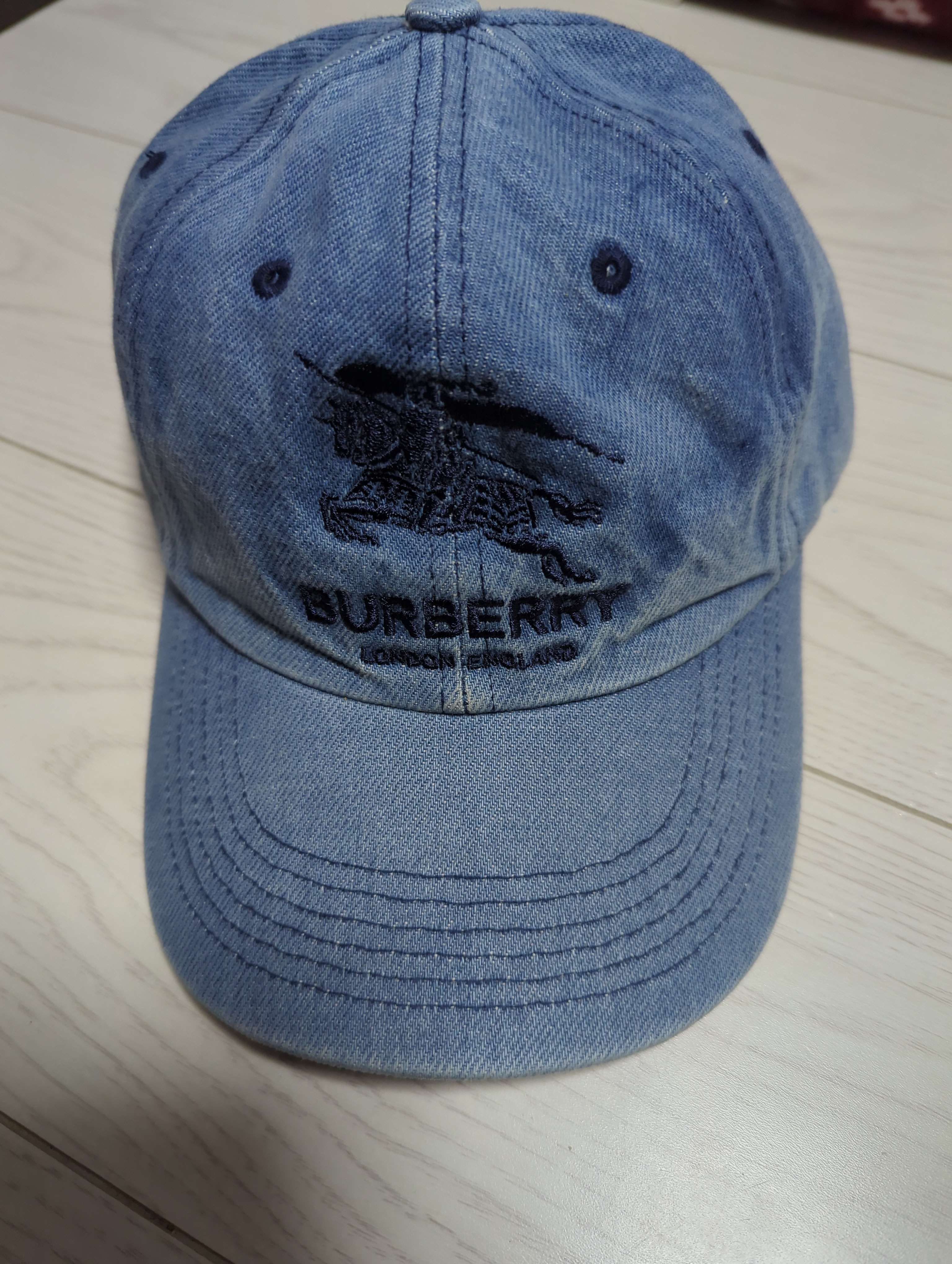 Supreme / Burberry Denim 6 Panel "Blue"
