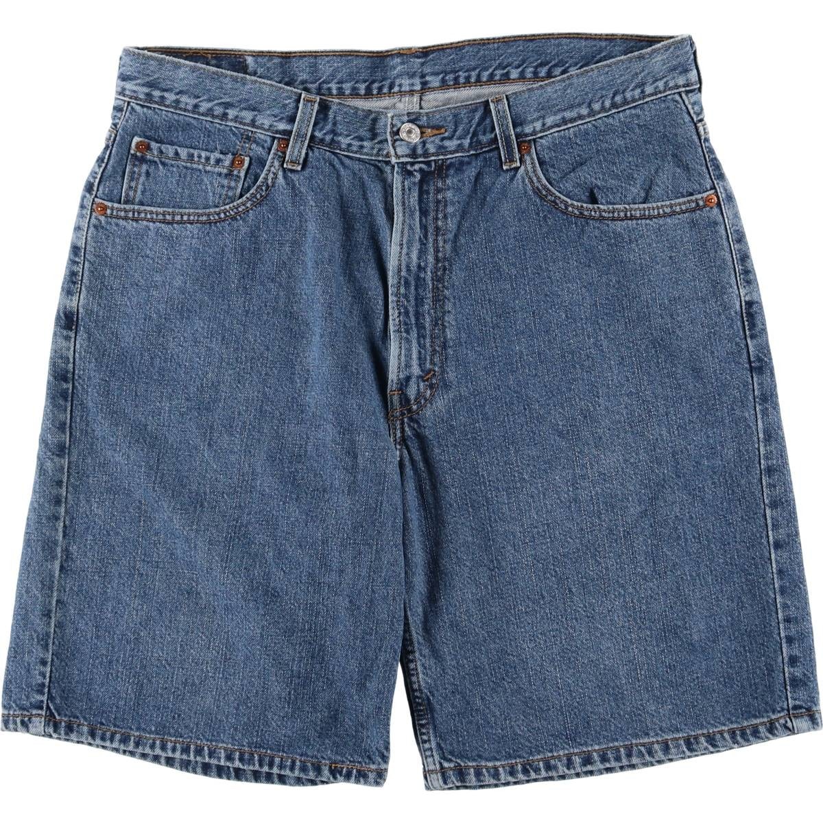 古着 00年代 リーバイス Levi's 550 RELAXED FIT デニムショーツ ショートパンツ メンズw37相当/eaa561278