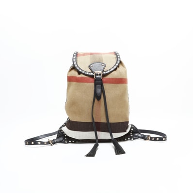 バーバリー BURBERRY ノバチェック キャンバス リュック・デイパック【中古】