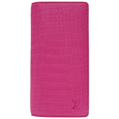 ルイ・ヴィトン エキゾチック ブラザ クロコダイル ピンク