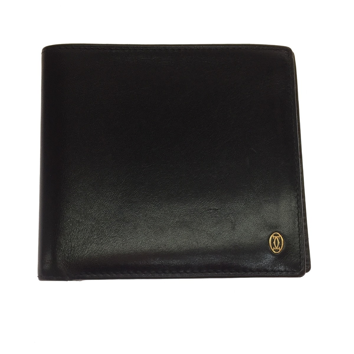 Cartier カルティエ  2つ折り財布 パシャ レザー ブラック