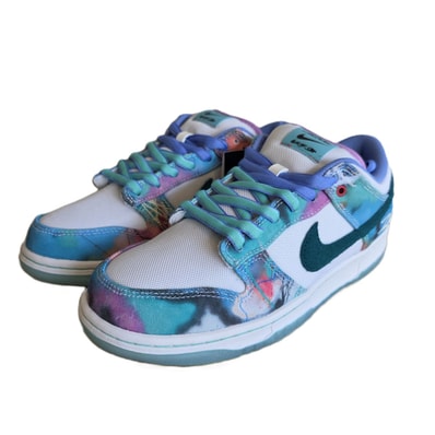 NIKE ナイキ SB(ナイキエスビー) × Futura(フューチェラ) ダンク ロー プロ 26.5cm スニーカー HF6061-400 ブルー メンズ【中古】