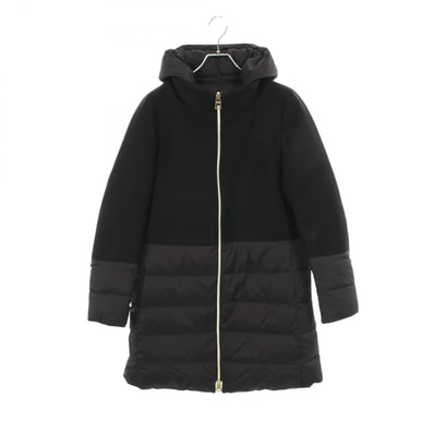 ヘルノ Herno ダウンジャケット 衣料品 アウター ウール ナイロン レディース ブラック系 【中古】