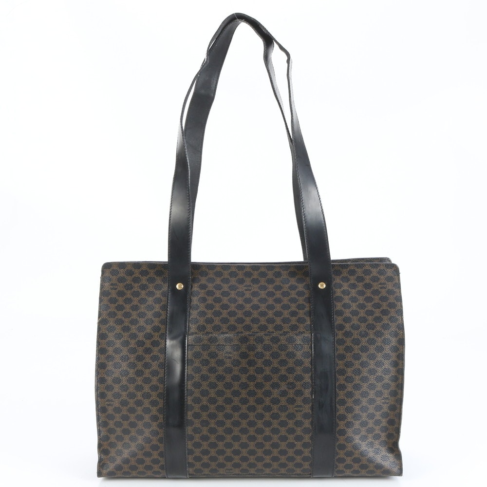 ■美品 セリーヌ マカダムトート バッグ