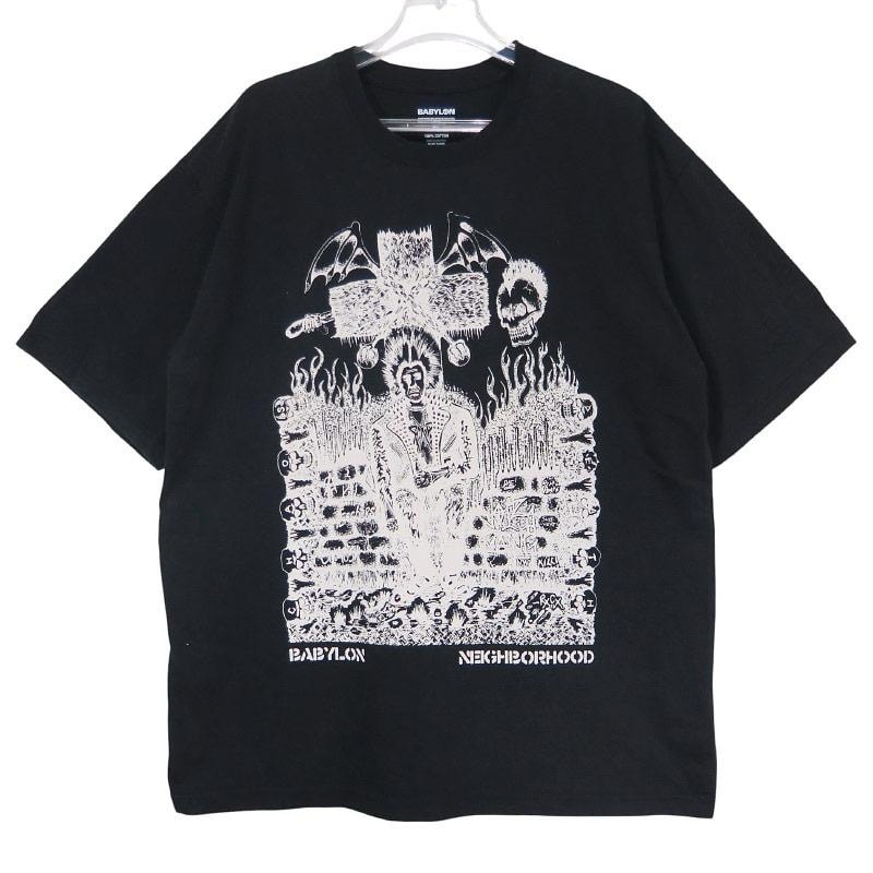 NEIGHBORHOOD x BABYLON . Tee SS-1 "Black"