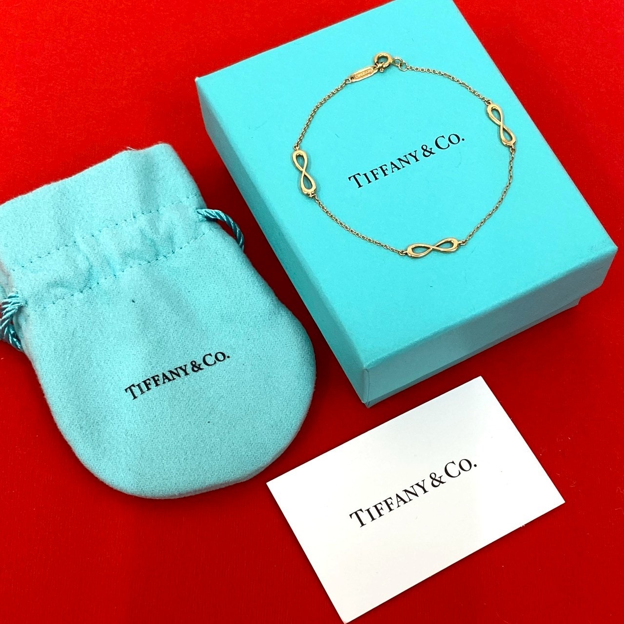 TIFFANY&Co. ティファニー インフィニティ ブレスレット K18イエローゴールド ブレスレット ゴールド
 38768