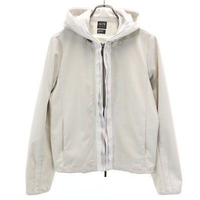 ARMANI EXCHANGE アルマーニエクスチェンジ ジップパーカー S ライトグレー