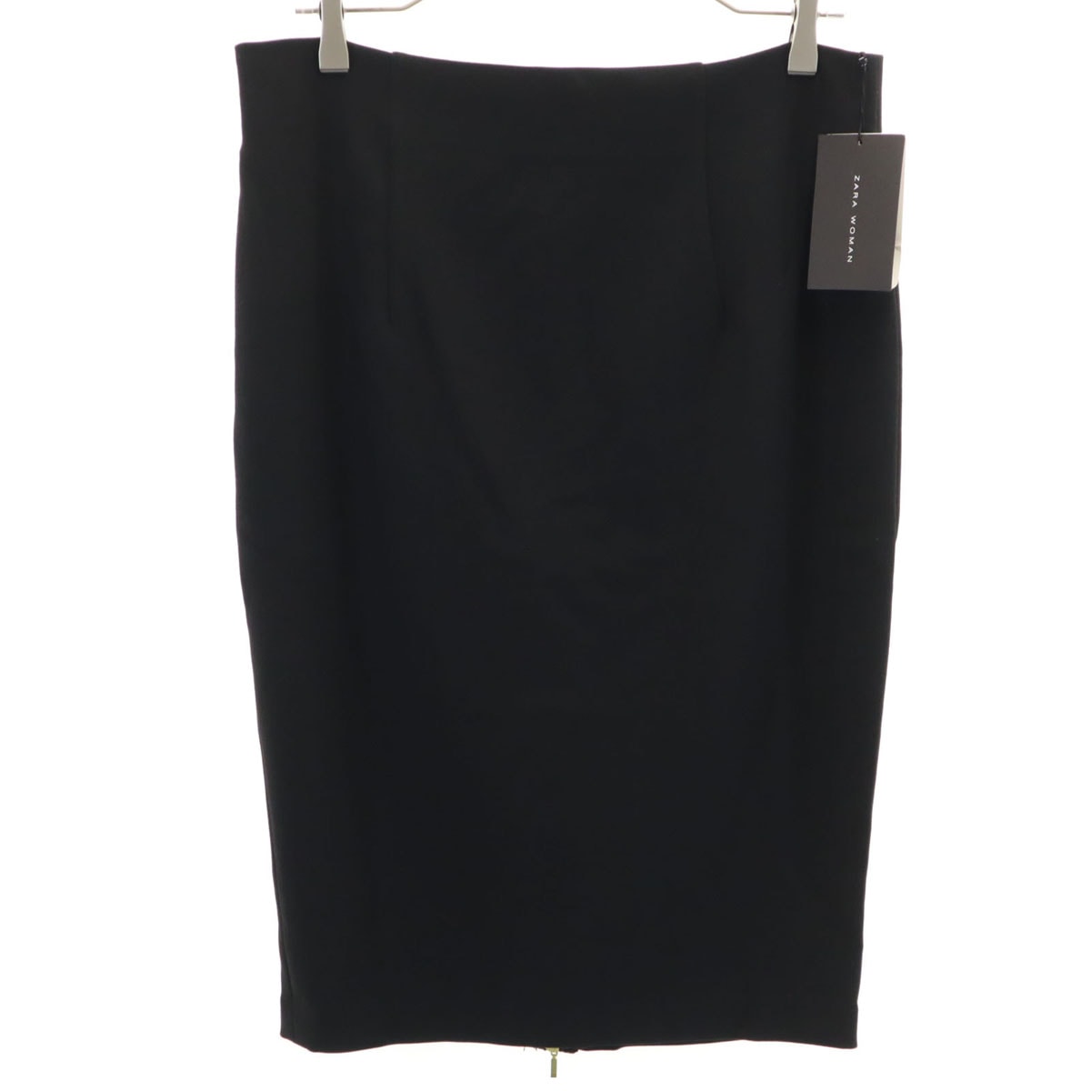 未使用 ZARA WOMAN ザラウーマン ミモレ丈 タイトスカート L ブラック