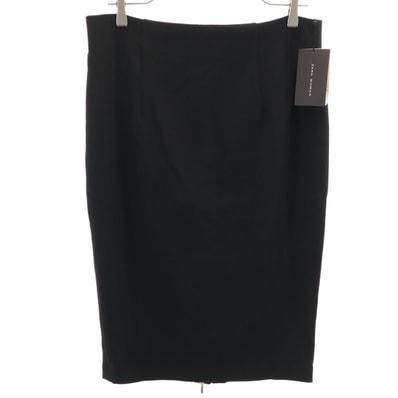 未使用 ZARA WOMAN ザラウーマン ミモレ丈 タイトスカート L ブラック
