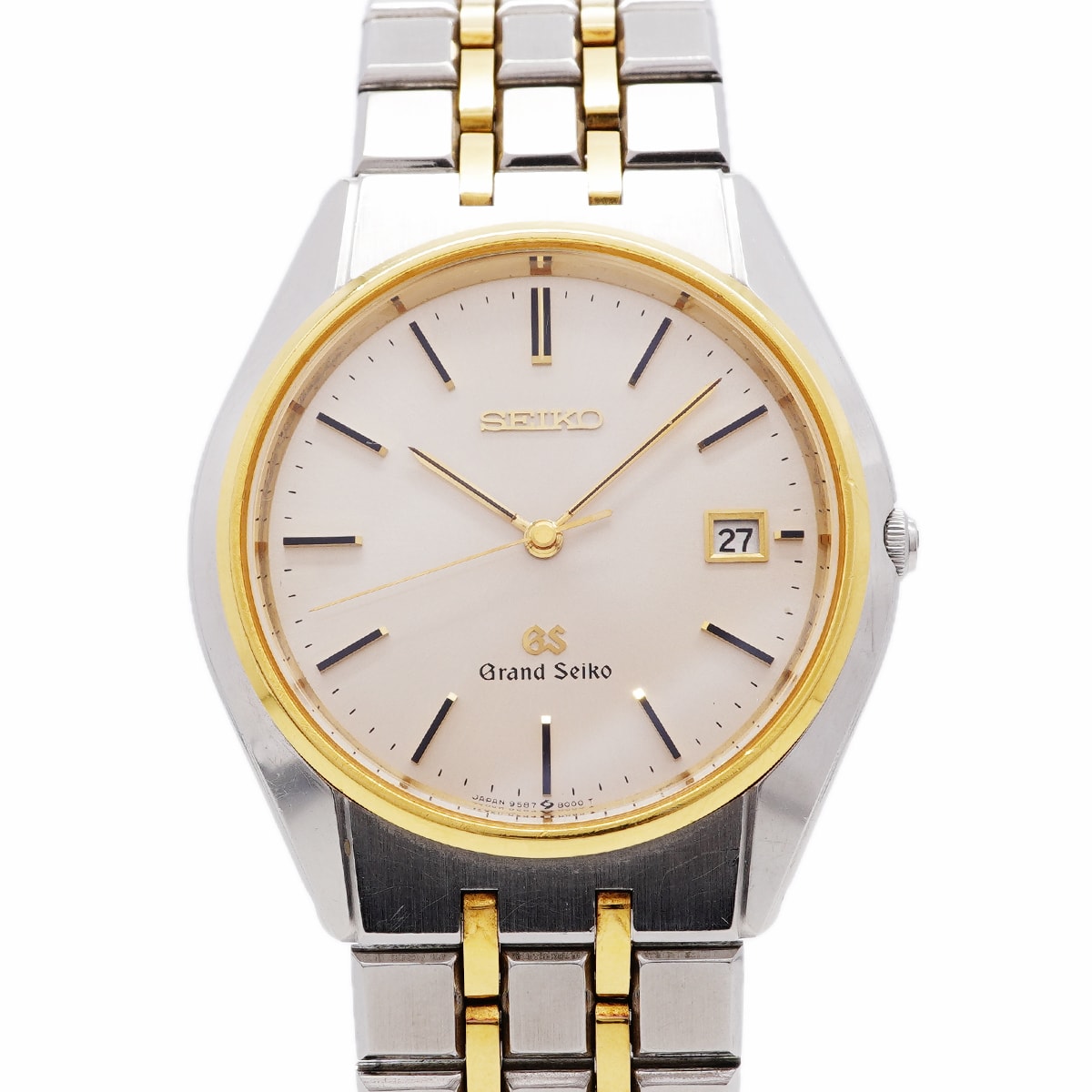 ★SALE【6whe0419】セイコー グランドセイコー SBGS004/9587-8000 ゴールド文字盤【中古】腕時計 メンズ