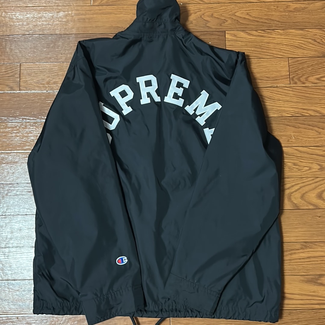 Supreme x Champion Coaches Jacket "Black"