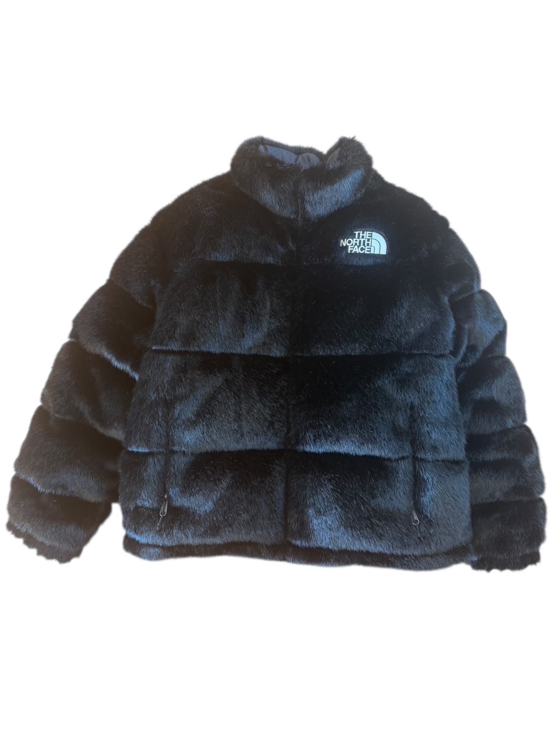 Supreme x The North Face Faux Fur Nuptse Jacket "Black"