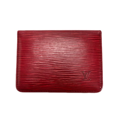 LOUIS VUITTON ルイヴィトン エピ ポルト2カルト カードケース M63207 カスティリアンレッド レザー