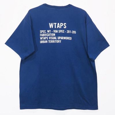 WTAPS ダブルタップス 20SS ACADEMY SS Tシャツ ネイビー