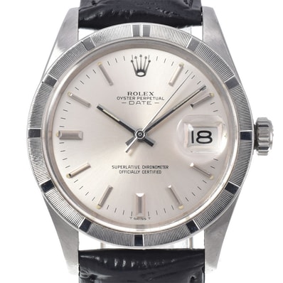 ロレックス ROLEX 1501 ヴィンテージ オイスターパーペチュアル デイト デイト シルバー 自動巻き メンズ 良品 腕時計 M#150871