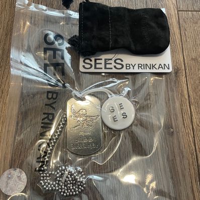 Chrome Hearts Joe Foti Dog Tag Fyi Miss Raine "Silver"