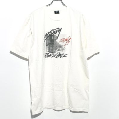 Stussy Pon Di Endz Pigment Dyed T-Shirt White