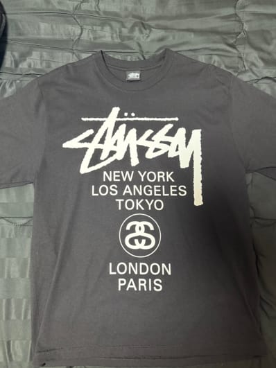 Stussy World Tour Tee "Black" (2025/2026) 3903962