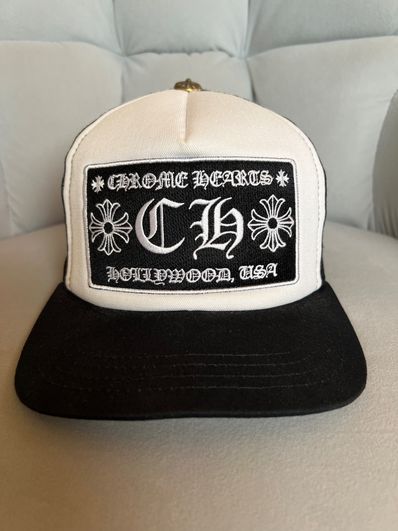 Chrome Hearts Trucker Cap CH "Black/White"