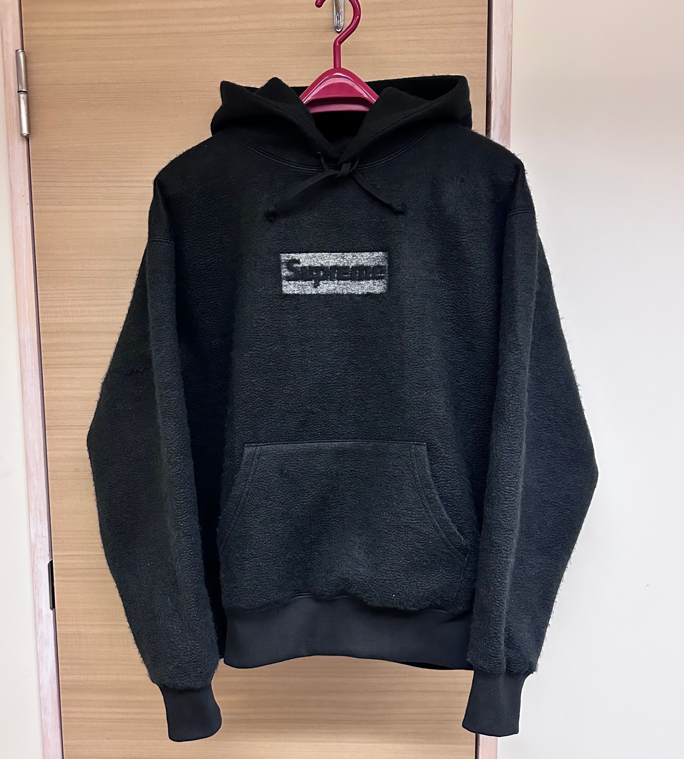 Supreme Inside Out Box Logo Hooded Sweatshirt "Black"