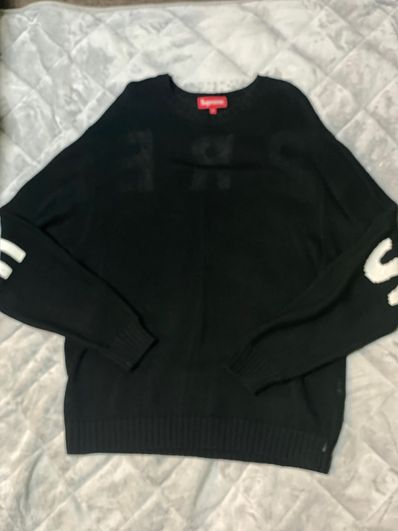Supreme Back Logo Sweater Supreme Back Logo Sweater