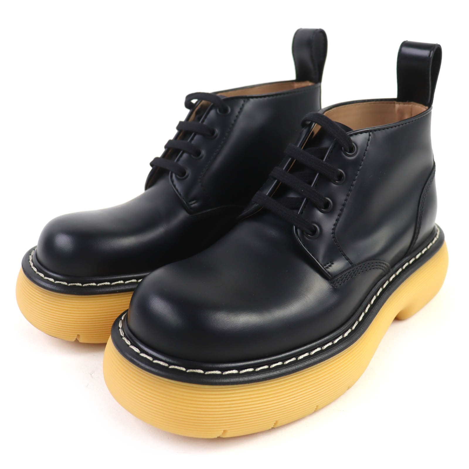 極美品 ボッテガヴェネタ バウンスブーツ アンクルブーツ ブラック 37