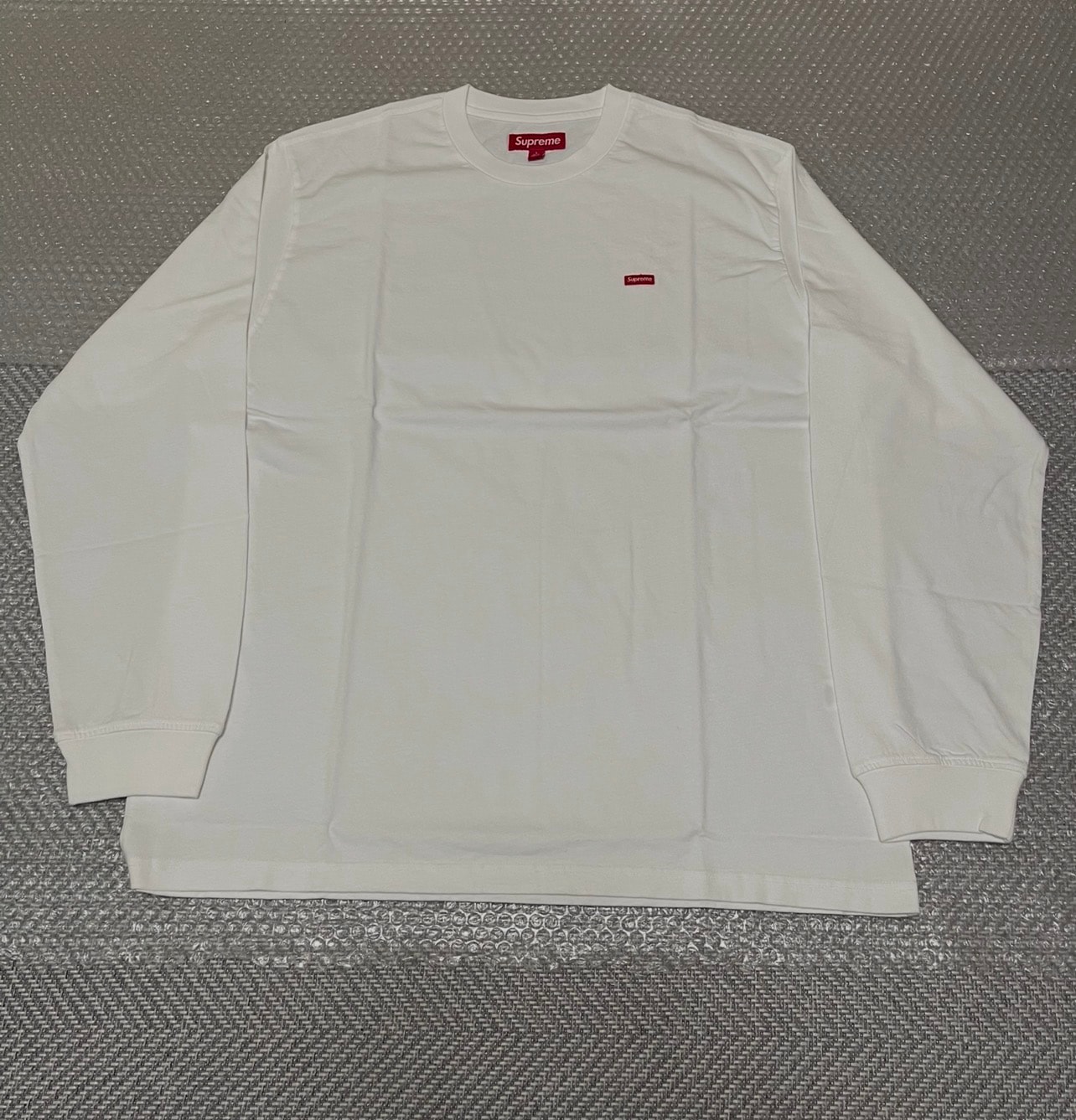 Supreme Small Box L/S Tee (26SS) "White"